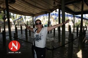 Carolina Bacila no Busch Gardens Tampa  em 2009