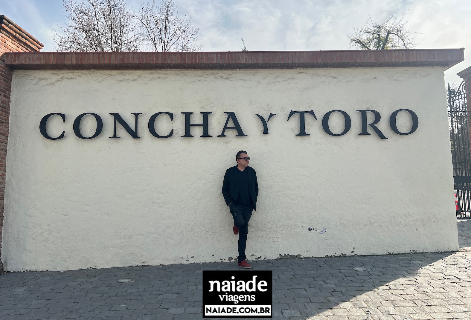 Chico na Concha Y Toro pela manha me 2024 coma Naiade