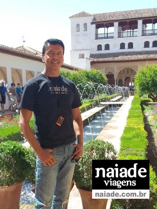 Duarte de Naiade em Granada Alambra na Espanha em 2016