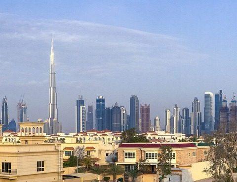 Downtown Dubai vista do horizonte por Naiade PB