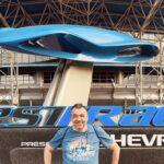 Chico da Naiade no Test-Track no Epcot em 2019