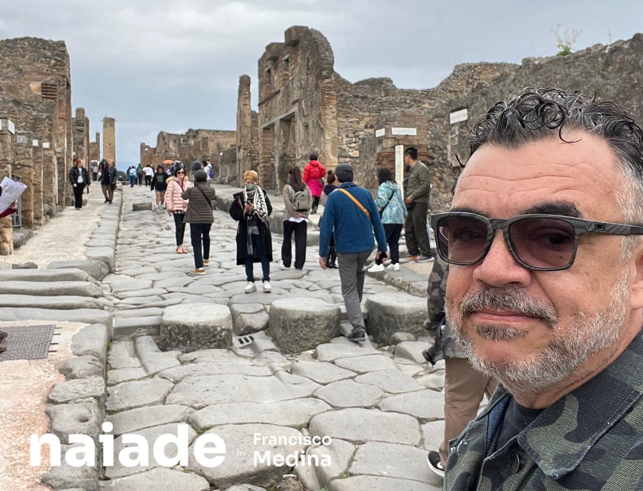 Chico da Naiade em Pompeia na Italia em 2023