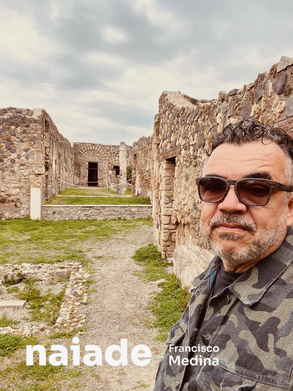 Chico da Naiade em Pompeia na Italia em 2023