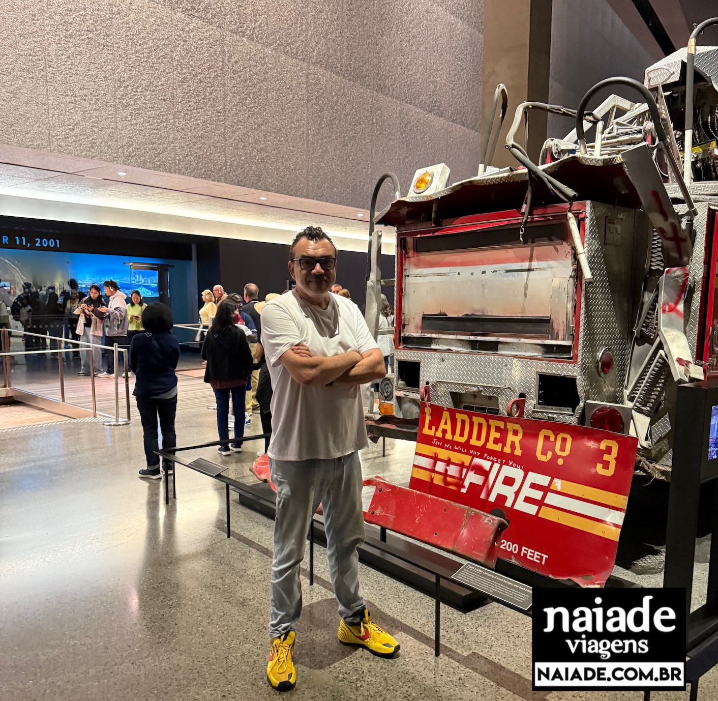 Museu 11 setembro New York Chico Naiade 2024 Carro de Bombeiros Lander