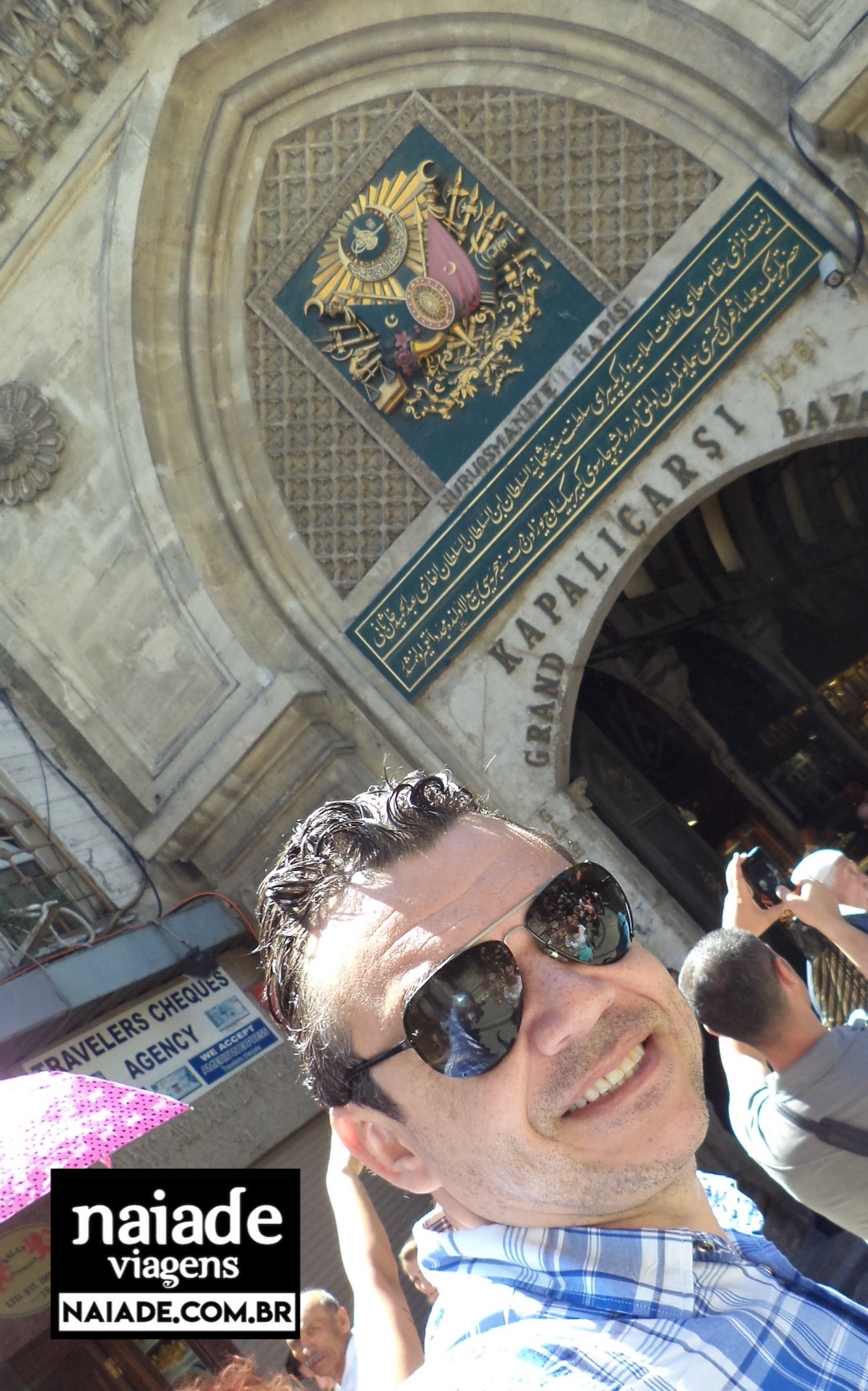 Chico no Grande Bazar em Istambul Turquia em 2013