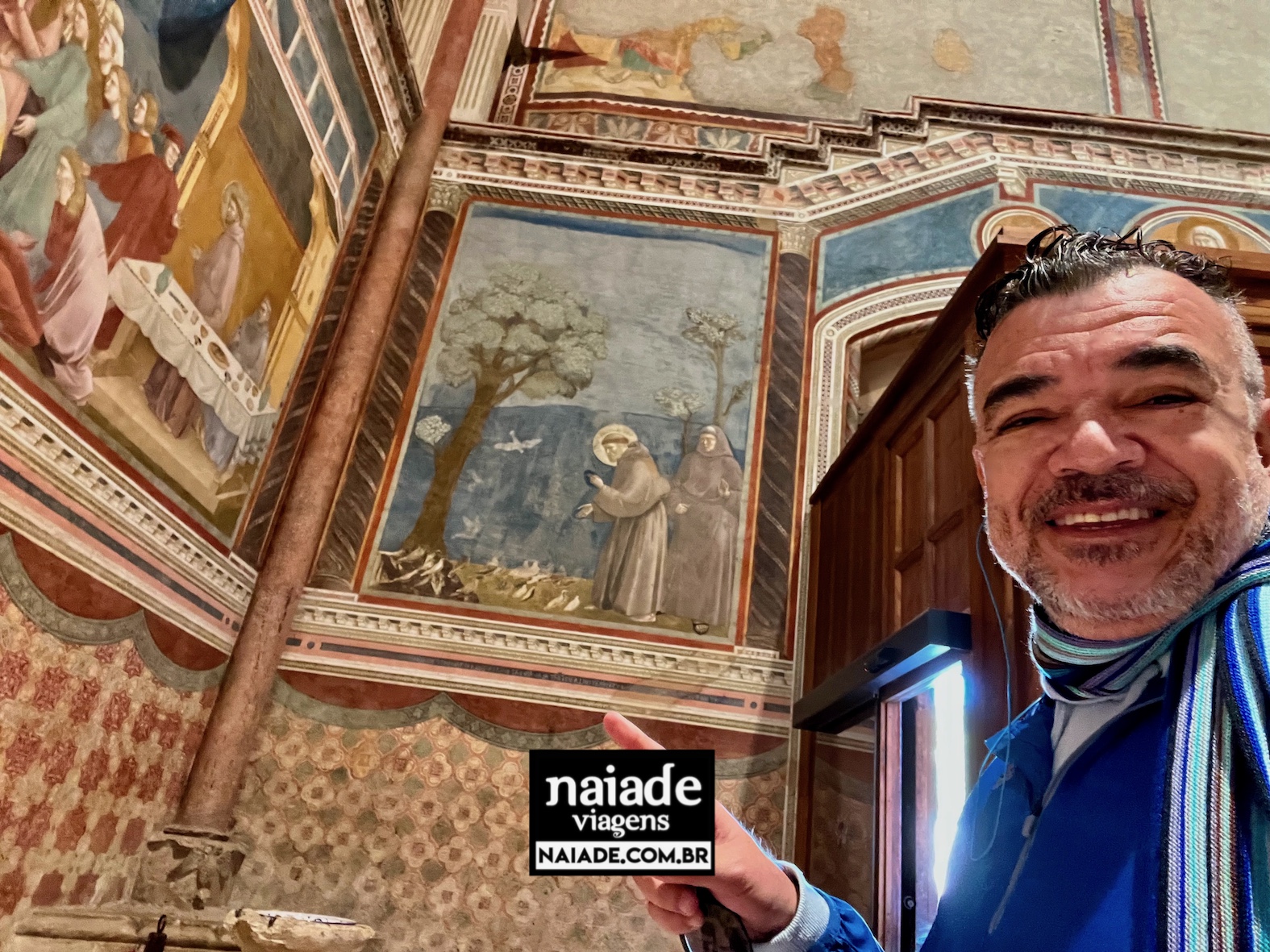 Chico na Igreja Maior Basilica de Sao Francisco Naiade em 2023