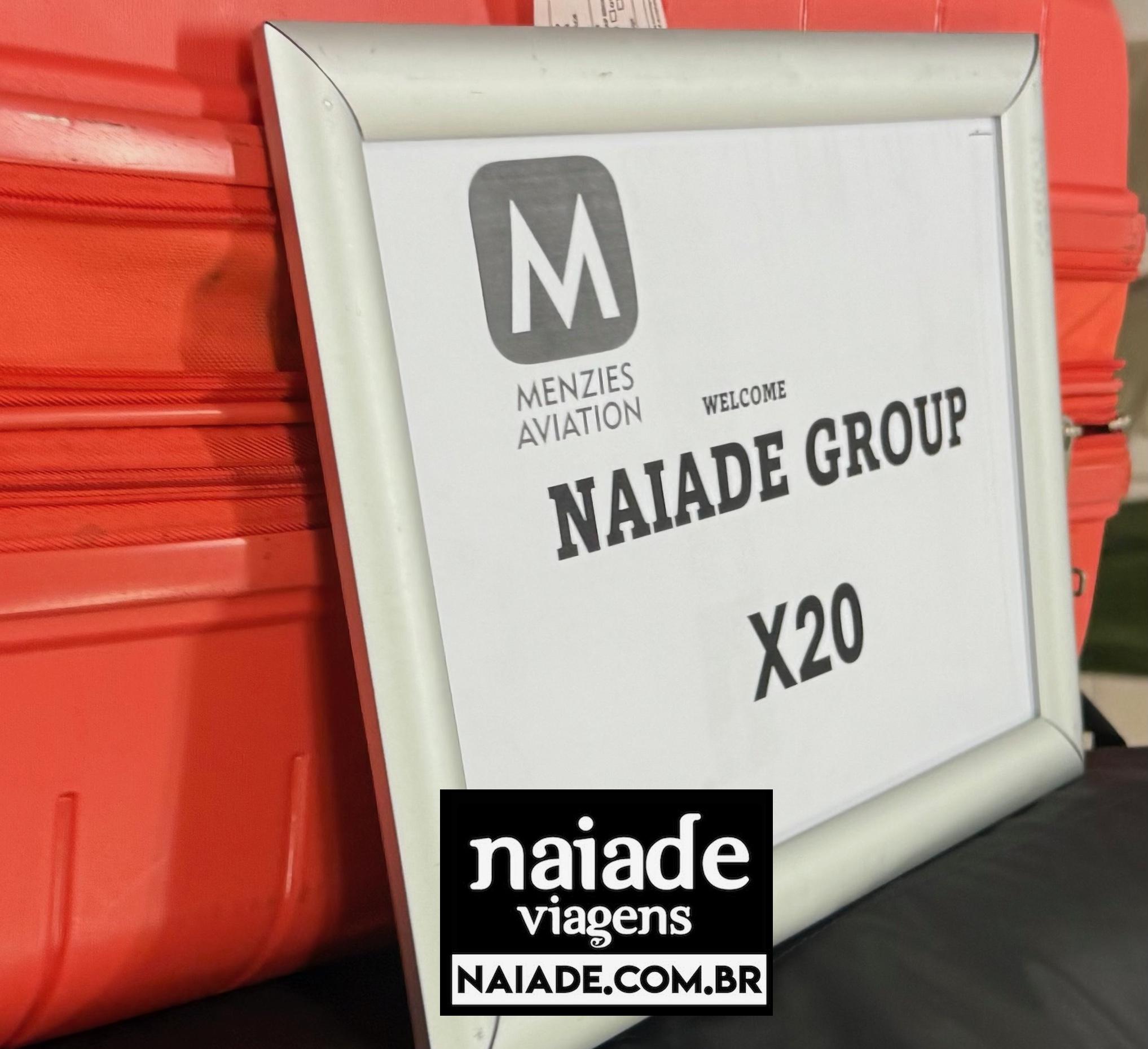 Recepção Aeroporto CapeTown Grupo Naiade em 2025
