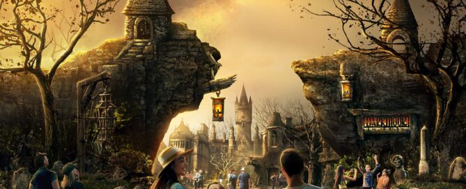 Dark Universe um dos mundos no Epic Universe no Universal Orlando