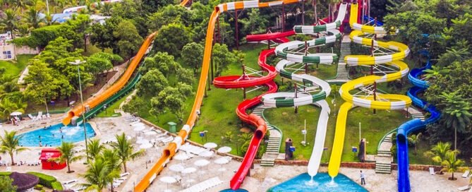 COMPLEXO DE TOBOÁGUAS no Thermas Water Park