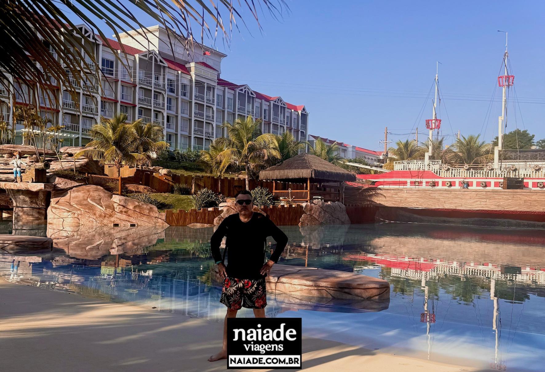 Chico e Filhas - Piscina de Ondas - Thermas Water Park - Águas de São Pedro em 2025