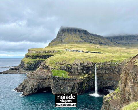 Cachoeira Múlafossur em Faroe Dianmarca by Naiade PB