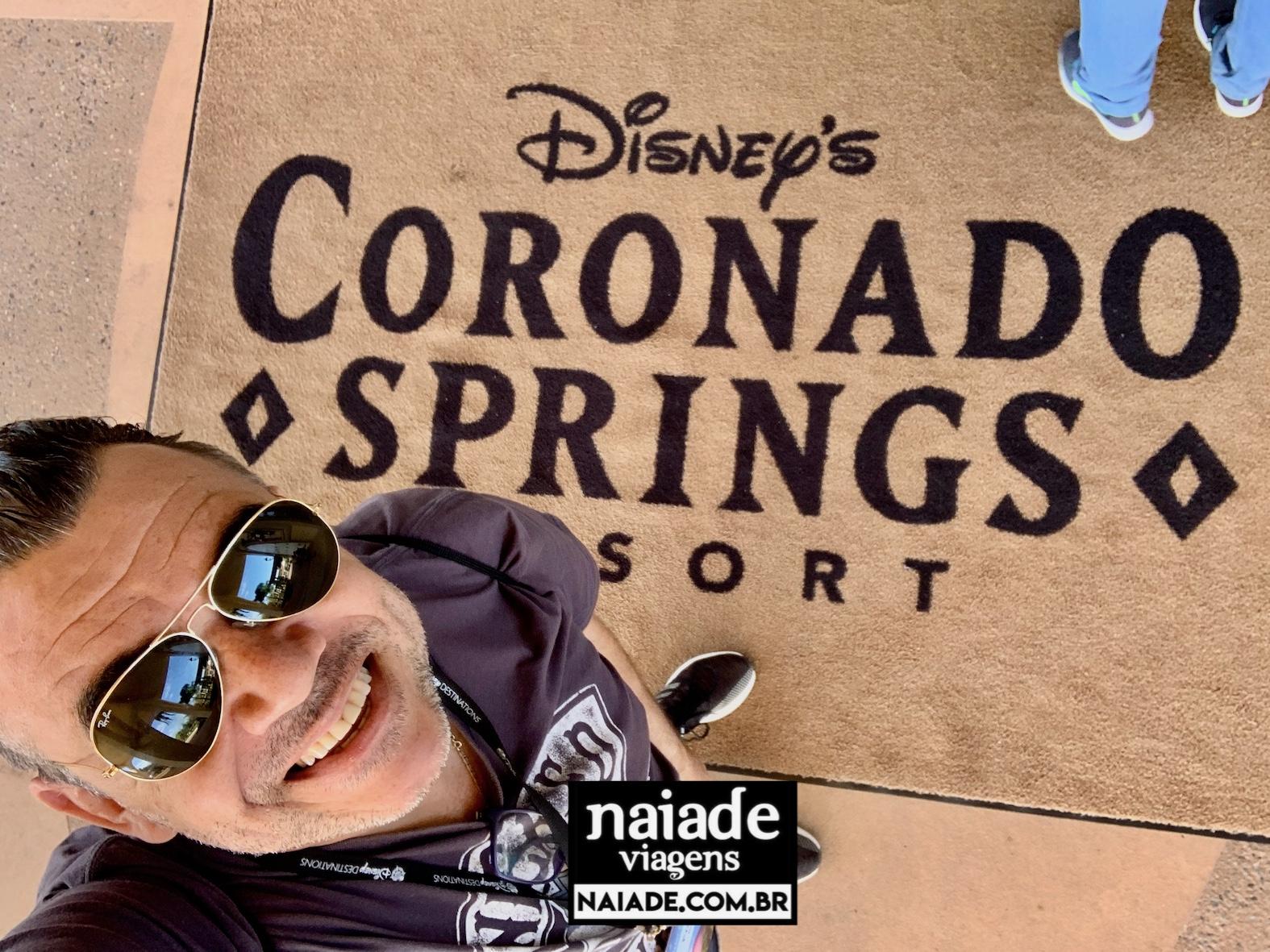 Chico da Naiade no Disney's Coronado Springs em 2019