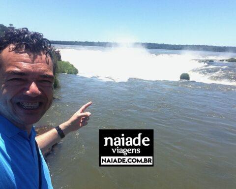 Chico da Naiade na Garganta do Diabo Parque Nacional Iguazu na Argentina em 2013