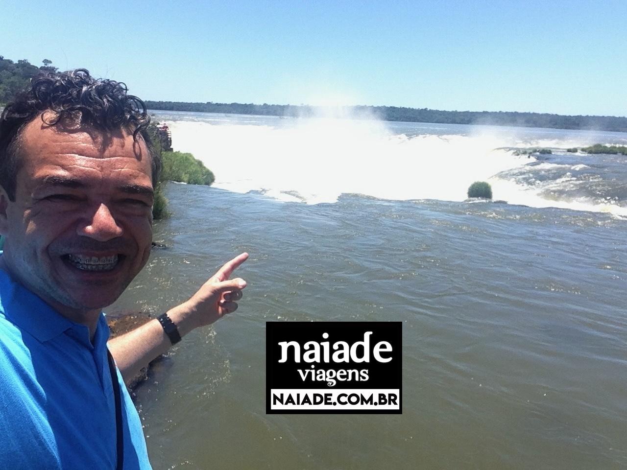 Chico da Naiade na Garganta do Diabo Parque Nacional Iguazu na Argentina em 2013