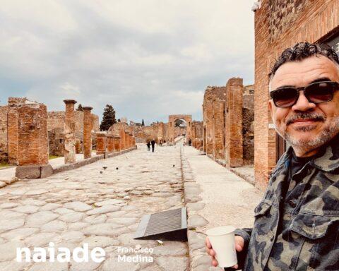 Chico da Naiade em Pompeia na Italia em 2023