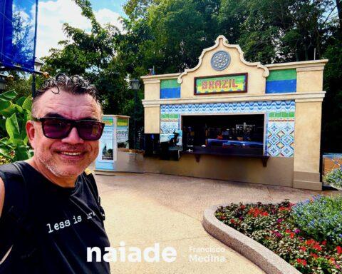 Chico da Naiade no Festival Food & Wine do EPCOT em 2025