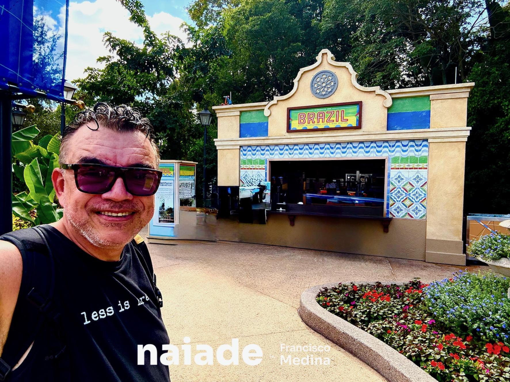 Chico da Naiade no Festival Food & Wine do EPCOT em 2025