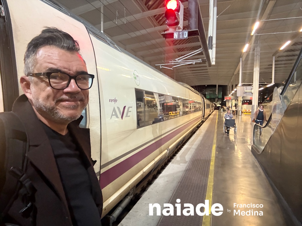 Chico no Trem da Espanha em 2026