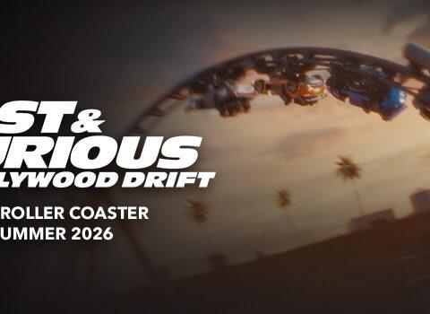 Montanha Russa a Fast & Furious m Hollywood Drift