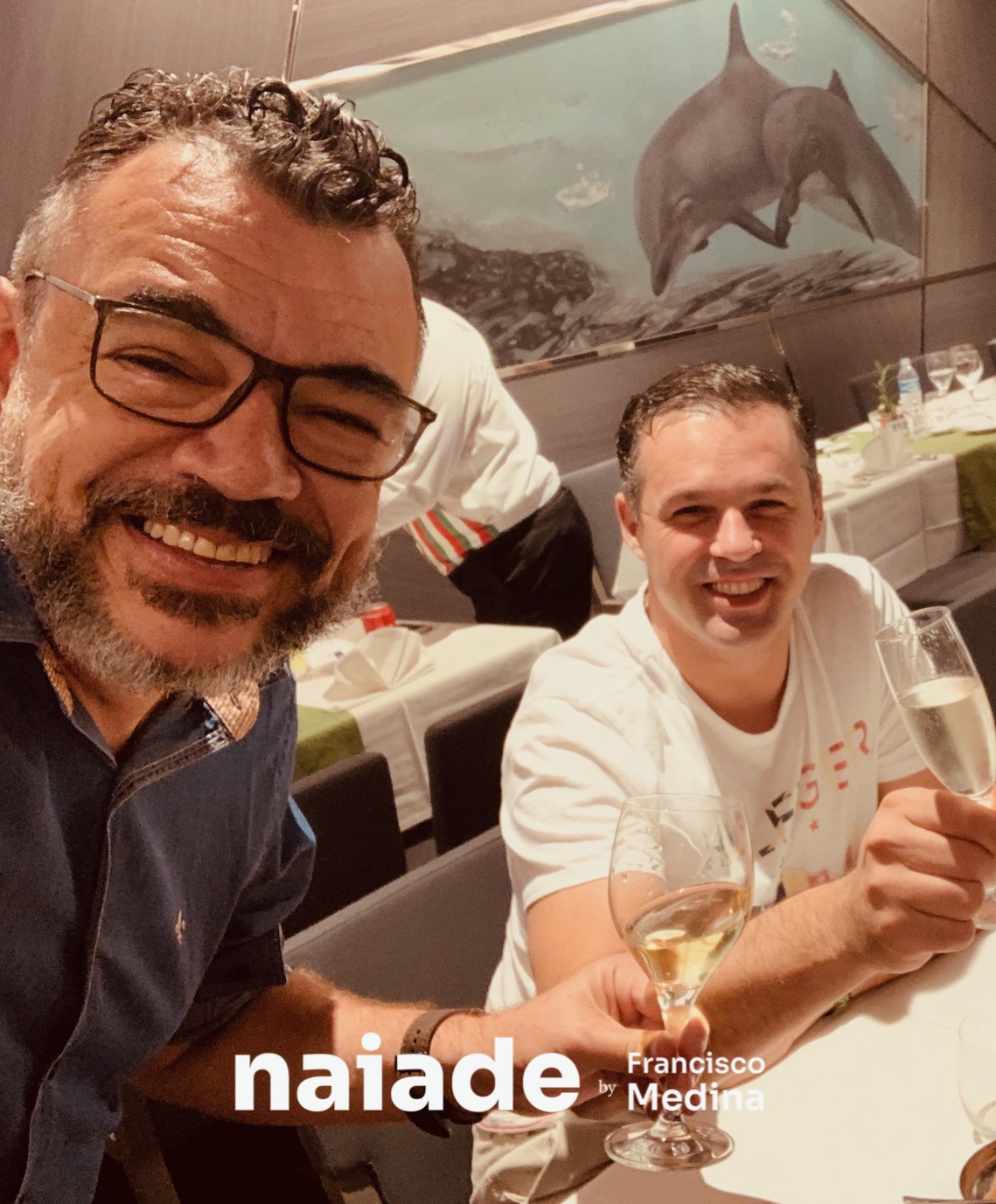 Chico da Naiade Corp com Grupo Corporativo no Navio de Cruzeiro SeaView pelo litoral do Brasil em 2019