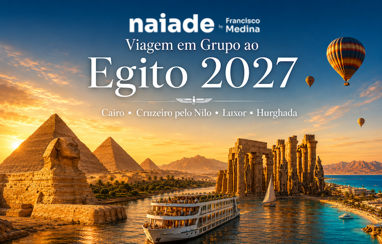 Viagem em Grupo Egito 2027 com a Naiade