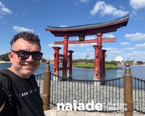 Chico da Naiade no Word Showcase Estande do Japão no Epcot em 2025