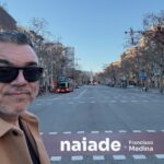 Chico da Naiade na Avenida Passeig de Gràcia Barcelona 2026