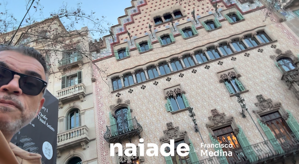 Chico da Naiade na Casa Amatller em Barcelona 2026