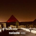 Chico Naiade no Show Noturno nas Piramedes de Gize em 2019