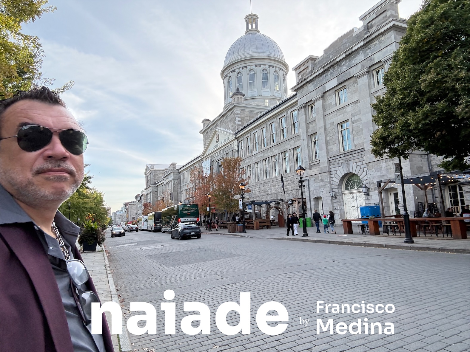 Chico da Naiade em Montreal centro Velho Vieux-Montréal em 2024