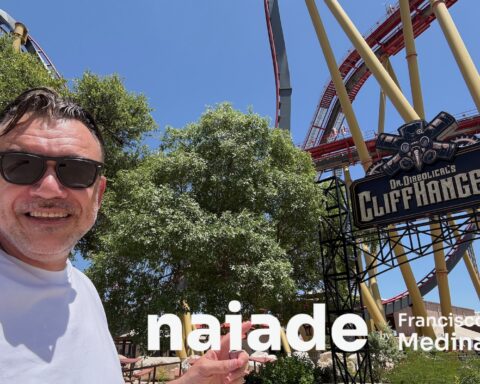 Chico da Naiade na Dr. Diabolical’s Cliffhanger no Six Flags San Antonio em 2026