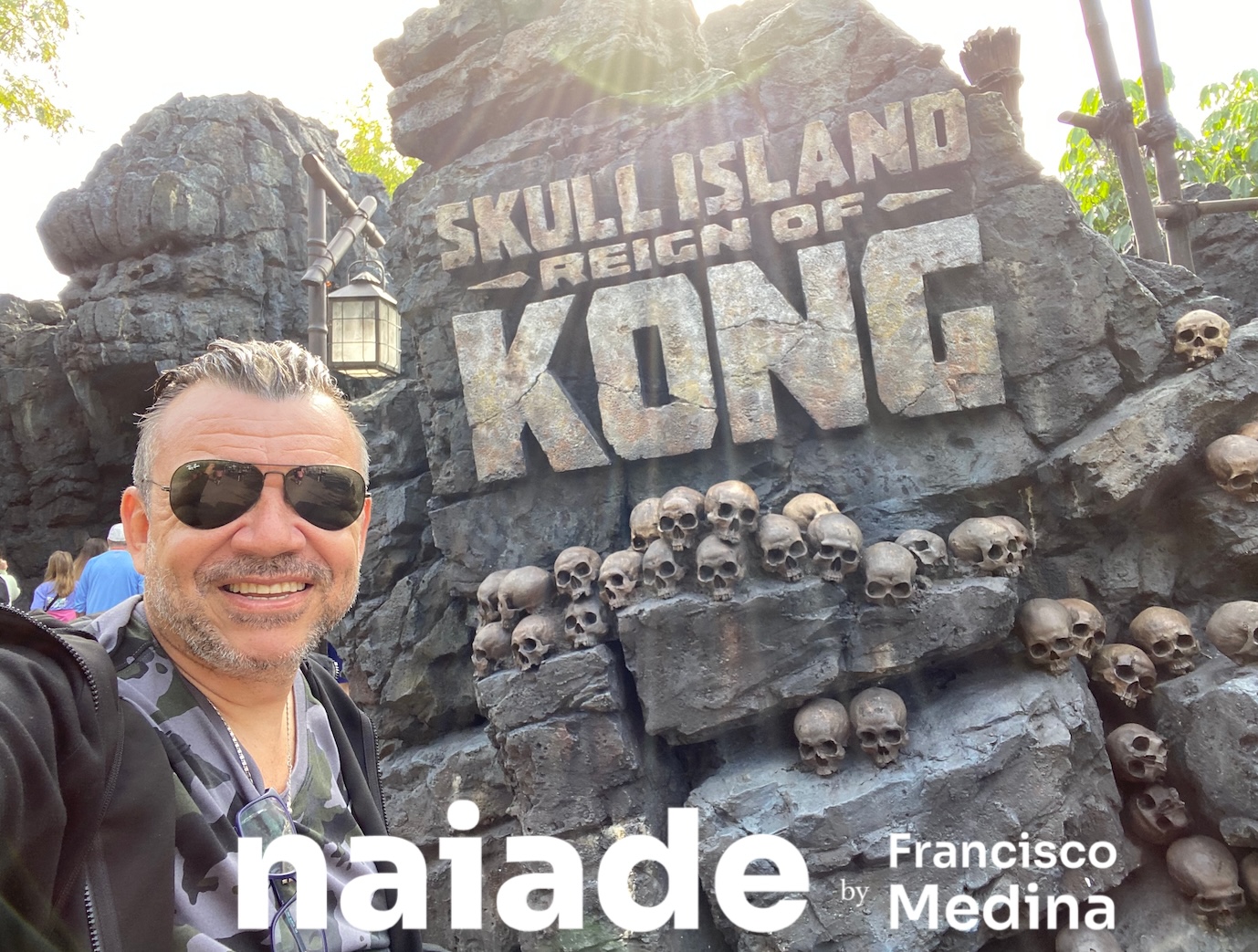 Chico da Naiade no Skull Island Reign of Kong no Island em 2017