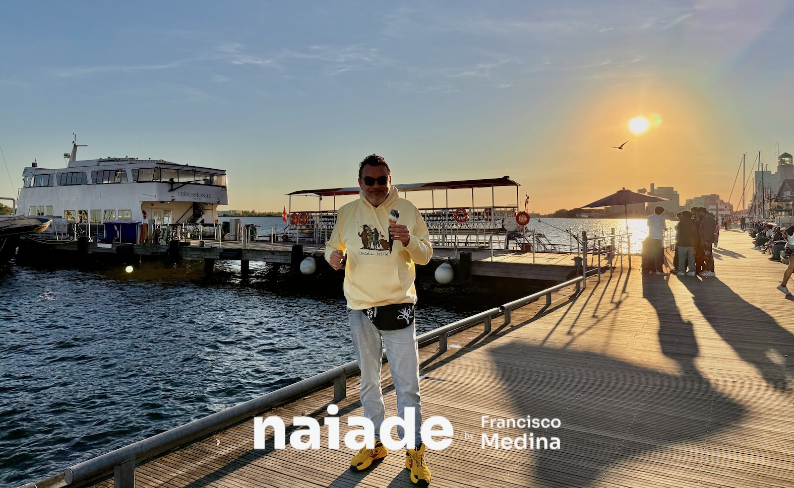 Chico da naiade no Waterfront de Toronto Canada