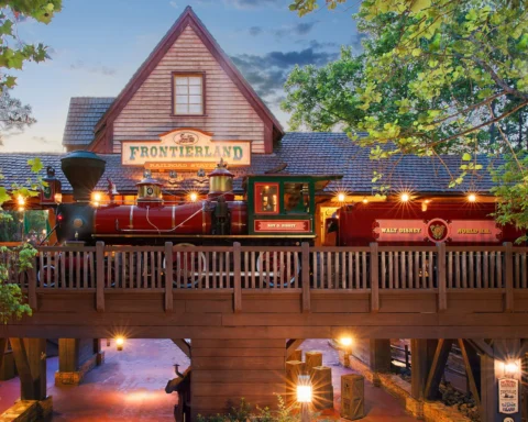 walt-disney-world-railroad na Frontierland no Magic Kingdom